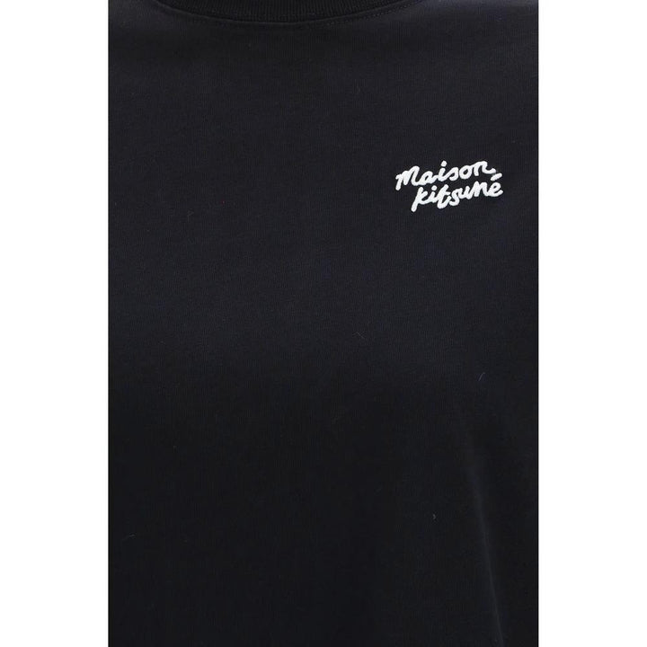 Maison Kitsuné Black Cotton T-Shirt