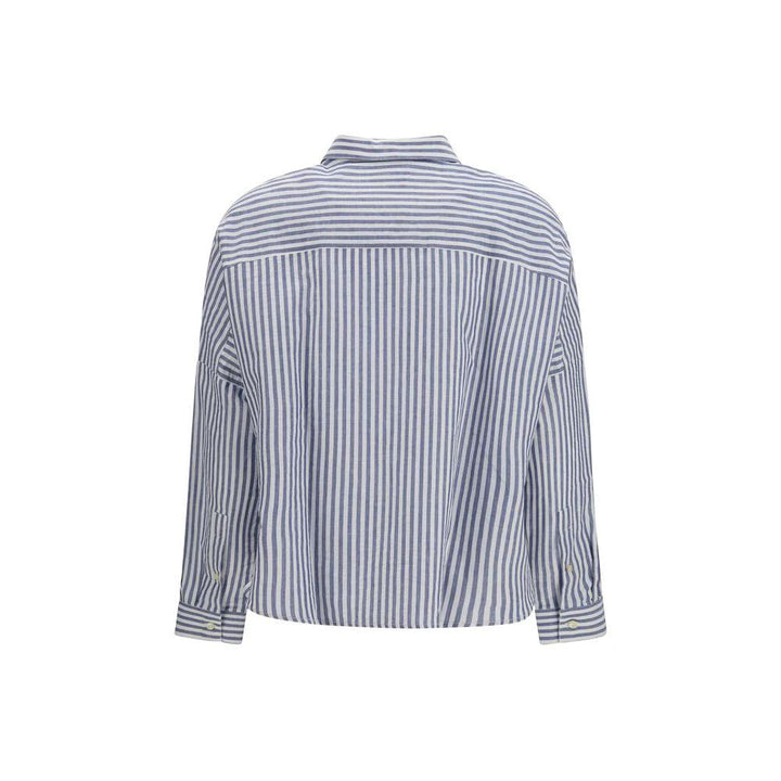 Deperlu Multicolor Linen Pattern Shirt