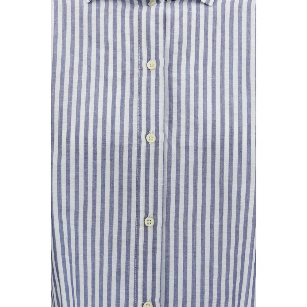 Deperlu Multicolor Linen Pattern Shirt