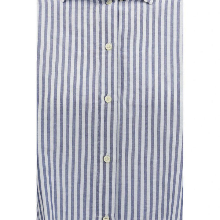 Deperlu Multicolor Linen Pattern Shirt