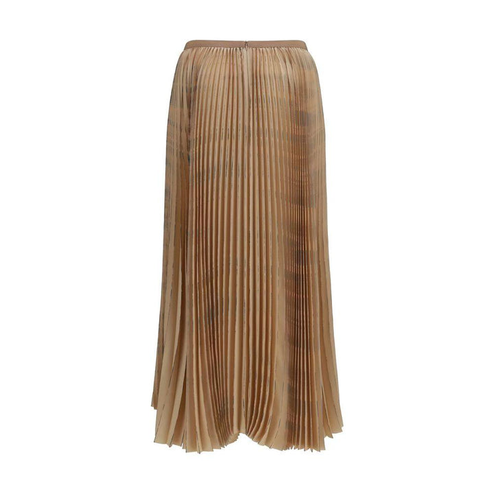 Fabiana Filippi Beige Polyester Midi Skirt