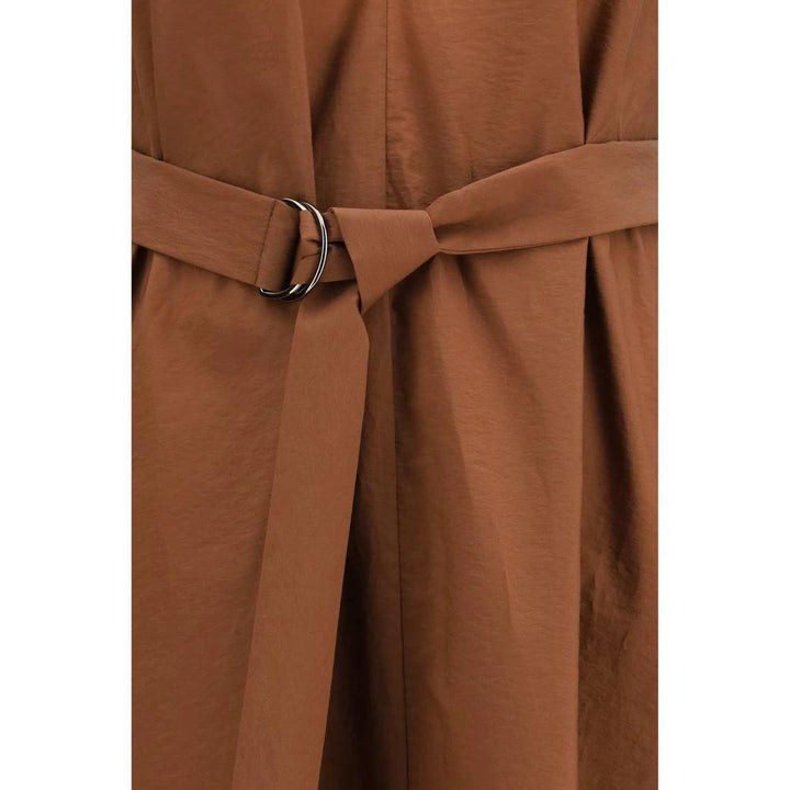 Brunello Cucinelli Brown Polyamide Casual Dress