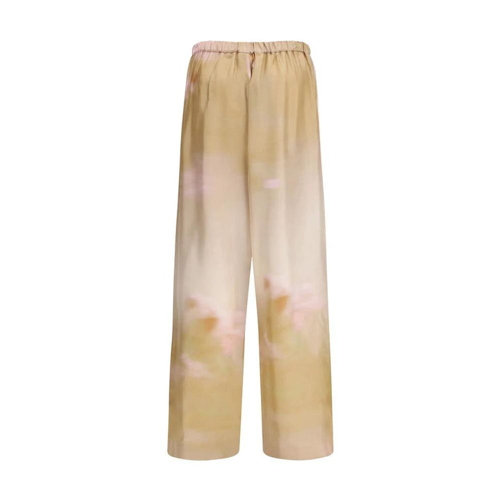 Fabiana Filippi Multicolor Silk Casual Pants