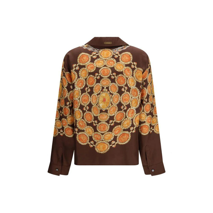 Versace Brown Fabric Shirt
