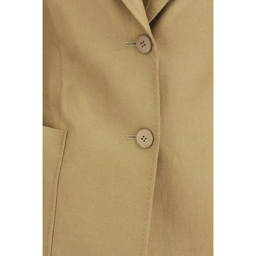 Max Mara Beige Linen Jacket