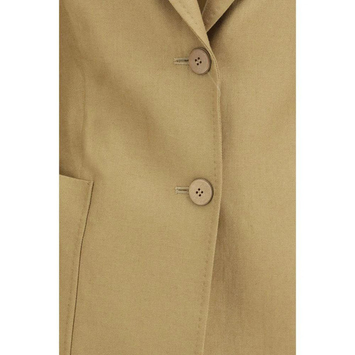 Max Mara Beige Linen Jacket