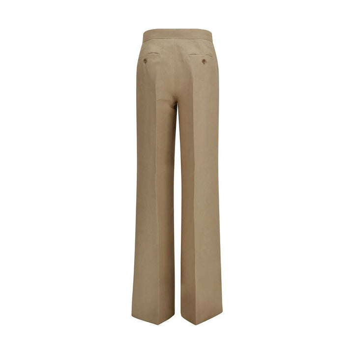 Max Mara Beige Linen Casual Pants