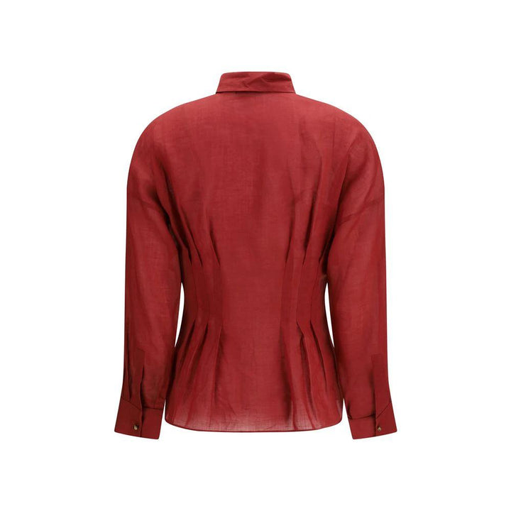 Max Mara Multicolor Ramie Shirt