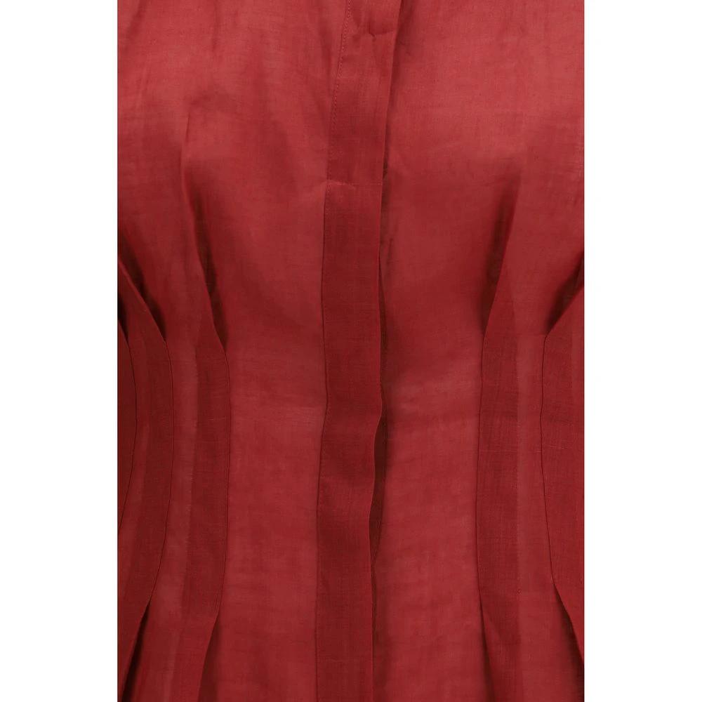 Max Mara Multicolor Ramie Shirt