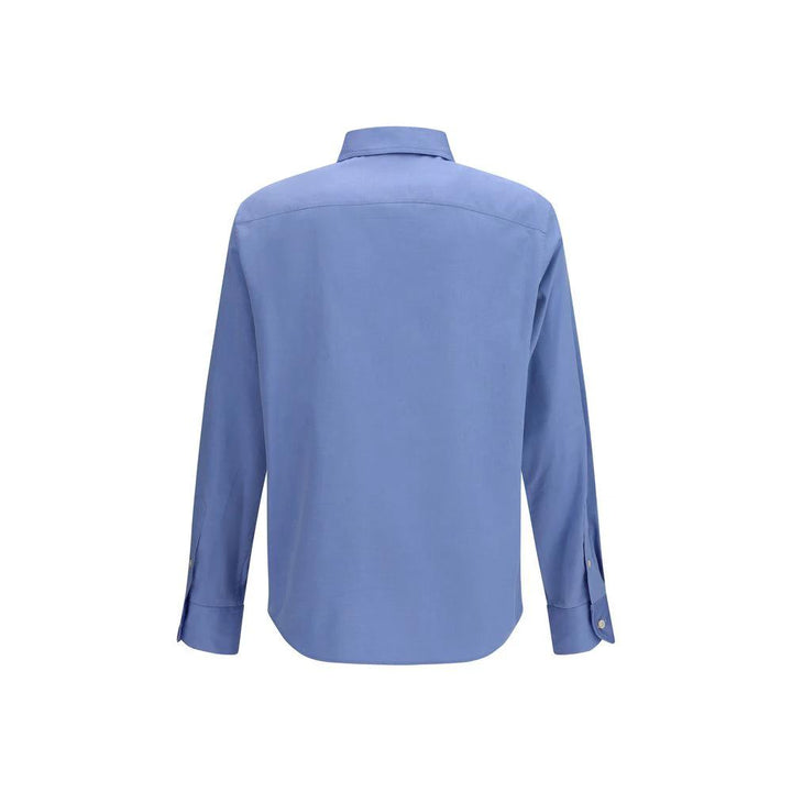 Valentino Blue Cotton Shirt