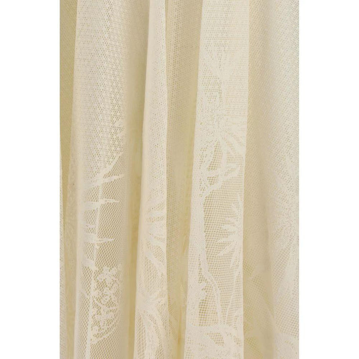 Fabiana Filippi Beige Cotton Long Skirt