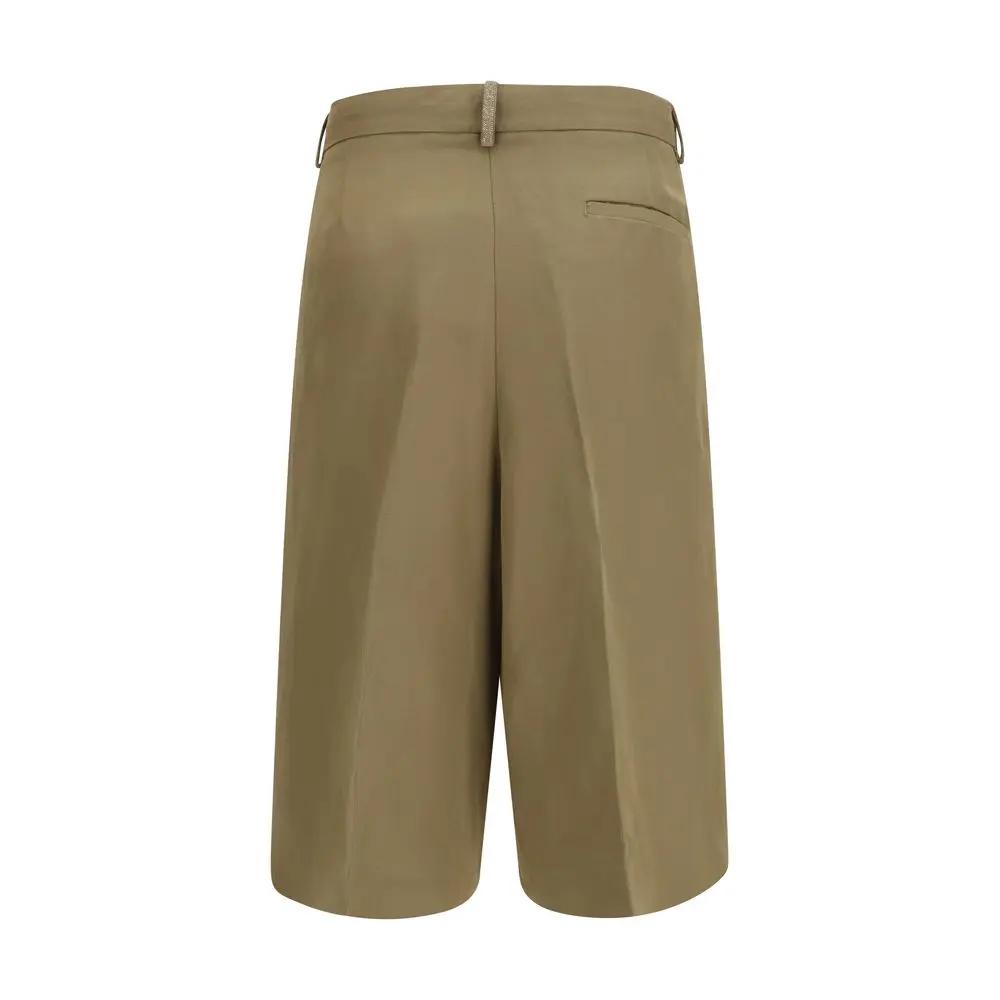 Fabiana Filippi Beige Viscose Cropped Pants