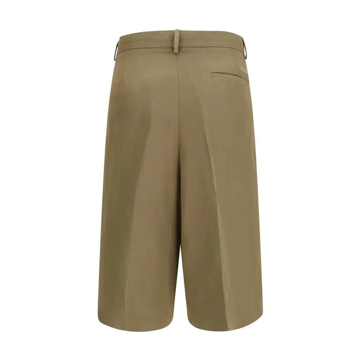 Fabiana Filippi Beige Viscose Cropped Pants