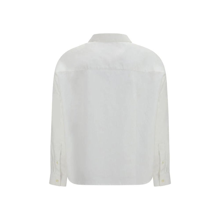 Deperlu White Linen Shirt