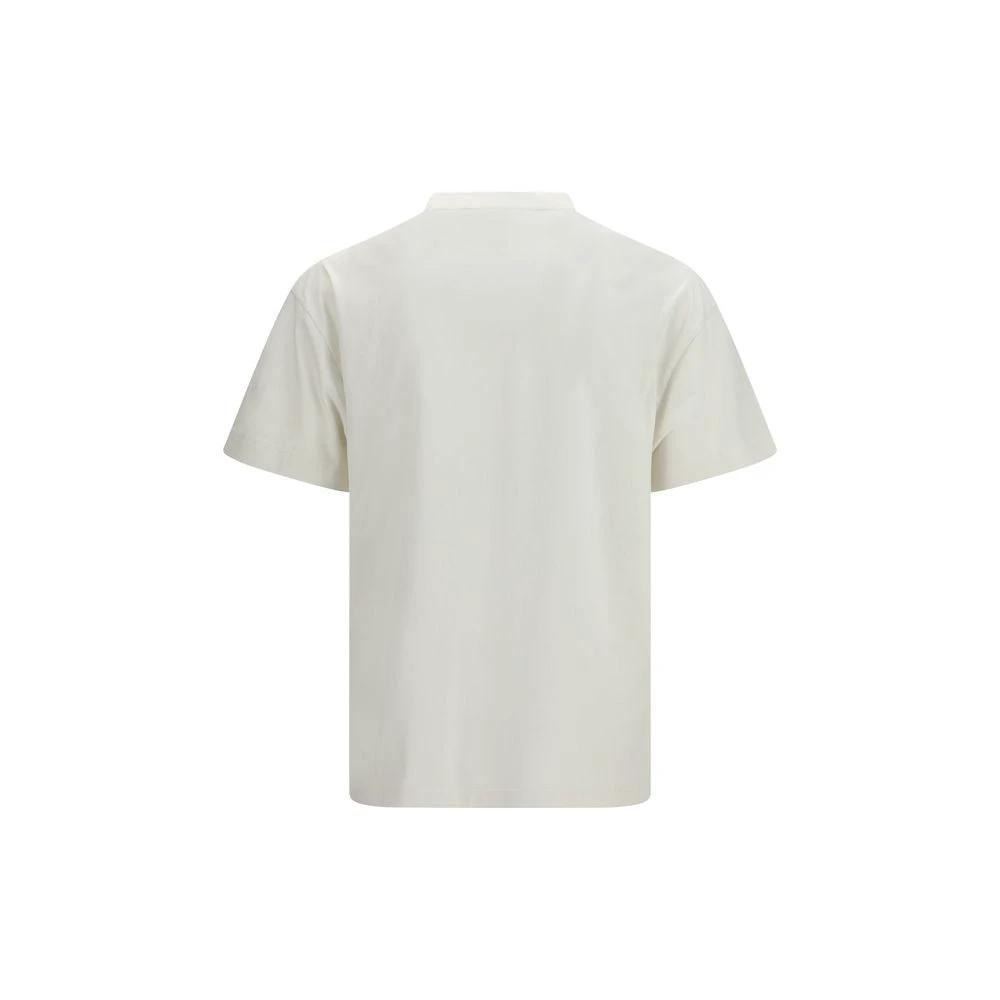 Palm Angels White Cotton T-Shirt