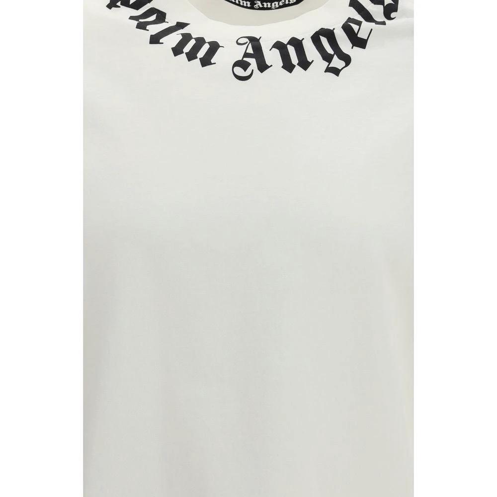 Palm Angels White Cotton T-Shirt
