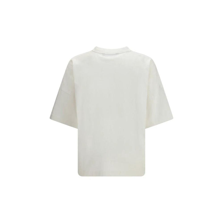 Palm Angels White Cotton T-Shirt