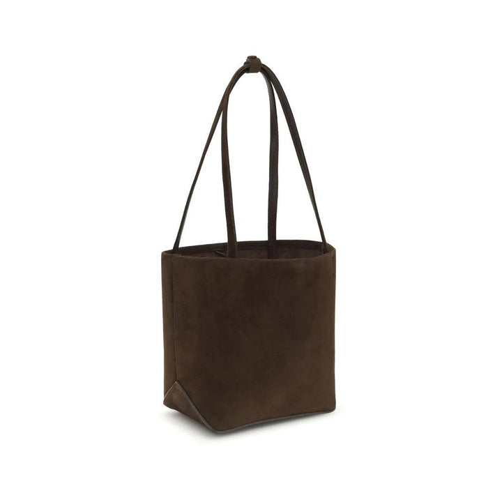 The Row Brown Calf Leather Bos Taurus Shoulder Bag