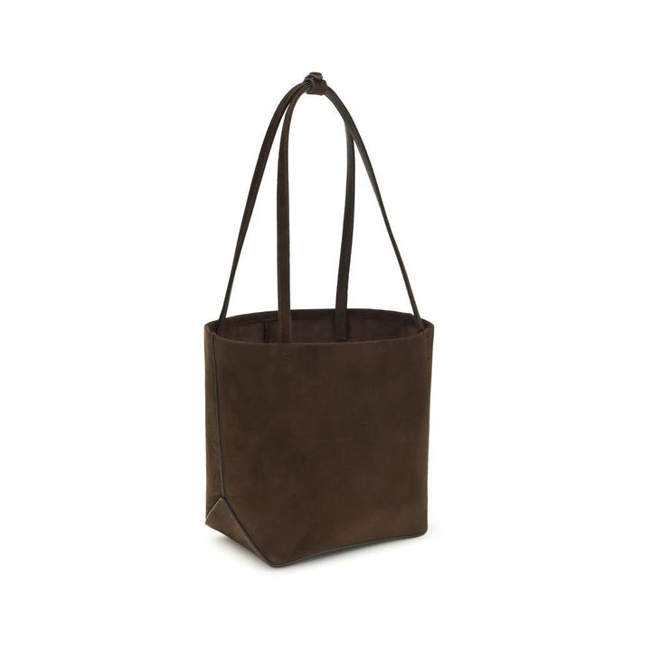 The Row Brown Calf Leather Bos Taurus Shoulder Bag