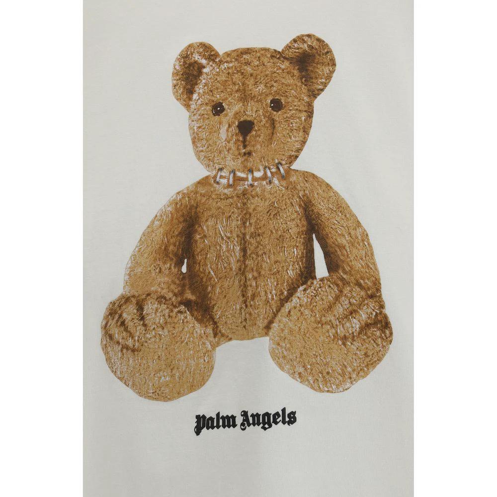 Palm Angels Beige Cotton T-Shirt