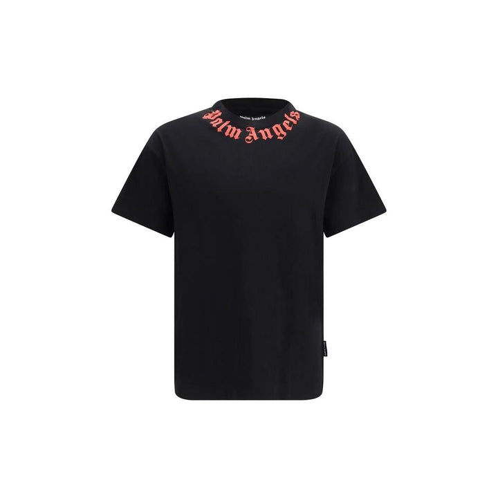 Palm Angels Black Cotton T-Shirt