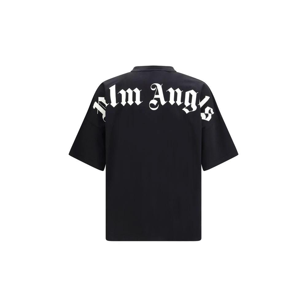 Palm Angels Black Cotton T-Shirt