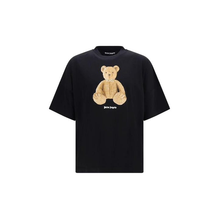 Palm Angels Black Cotton T-Shirt