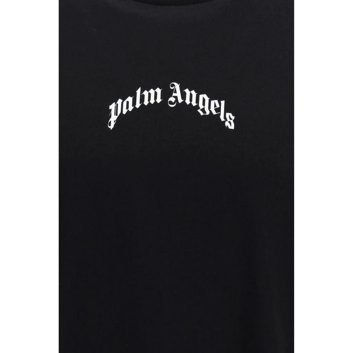 Palm Angels Black Cotton T-Shirt