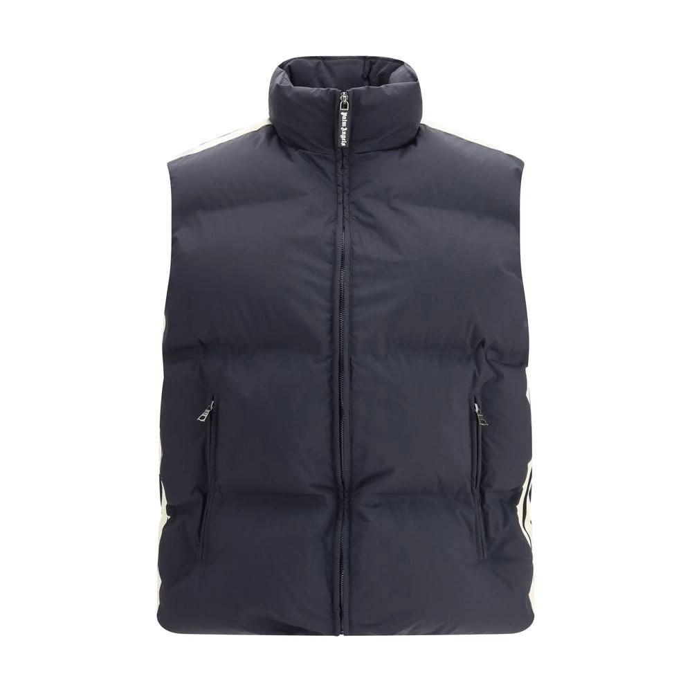 Palm Angels Black Polyamide Sleveless Jacket