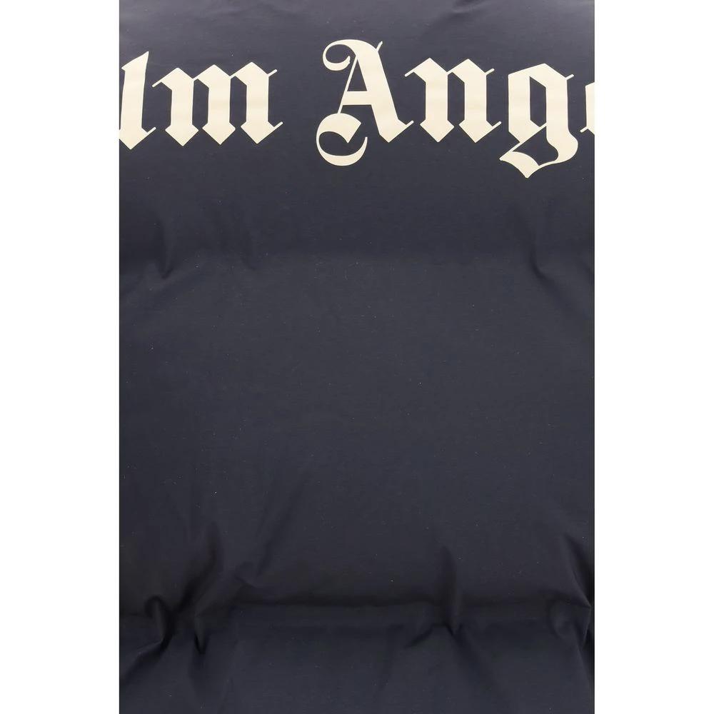 Palm Angels Black Polyamide Sleveless Jacket