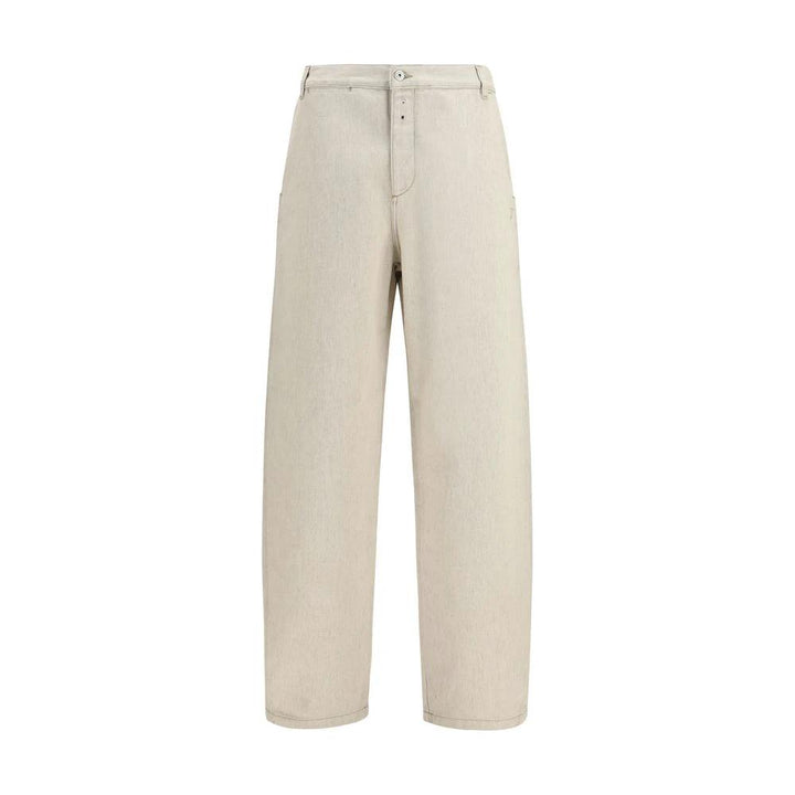 Jacquemus Beige Cotton Casual Pants