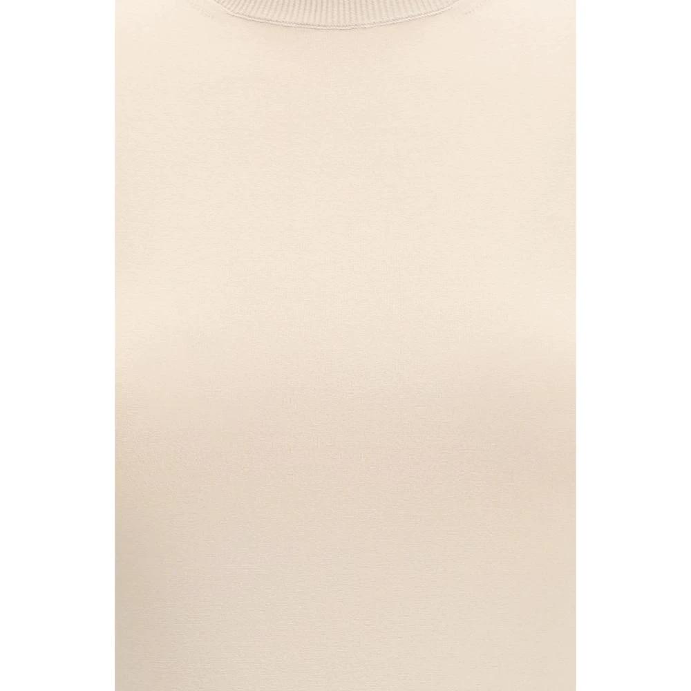 Max Mara Beige Viscose T-Shirt