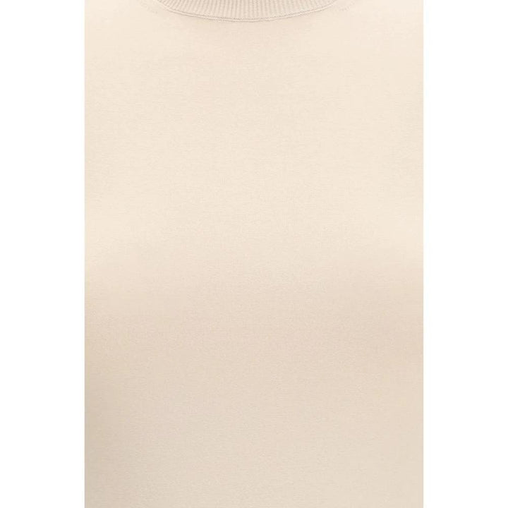Max Mara Beige Viscose T-Shirt