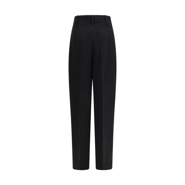 Max Mara Black Linen Casual Pants
