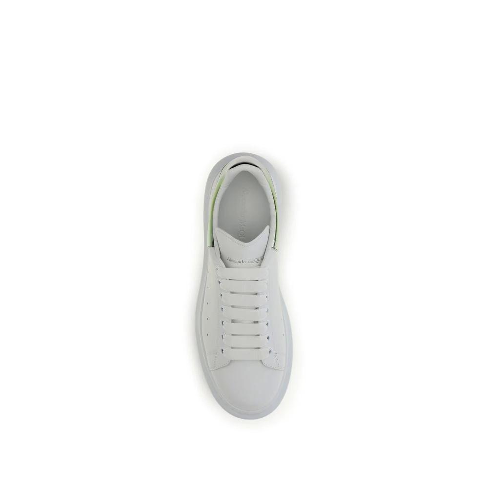 Alexander McQueen White Calf Leather Bos Taurus Platform Sneakers