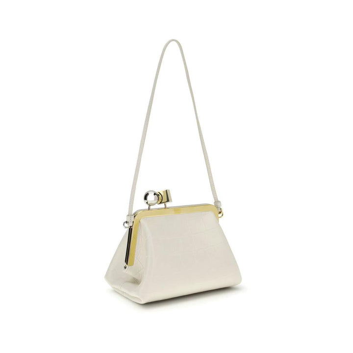 Jacquemus White Lamb Ovis Aries Aries Clutch Bag