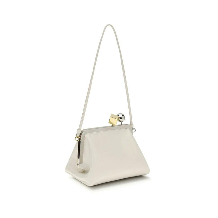 Jacquemus White Lamb Ovis Aries Aries Clutch Bag