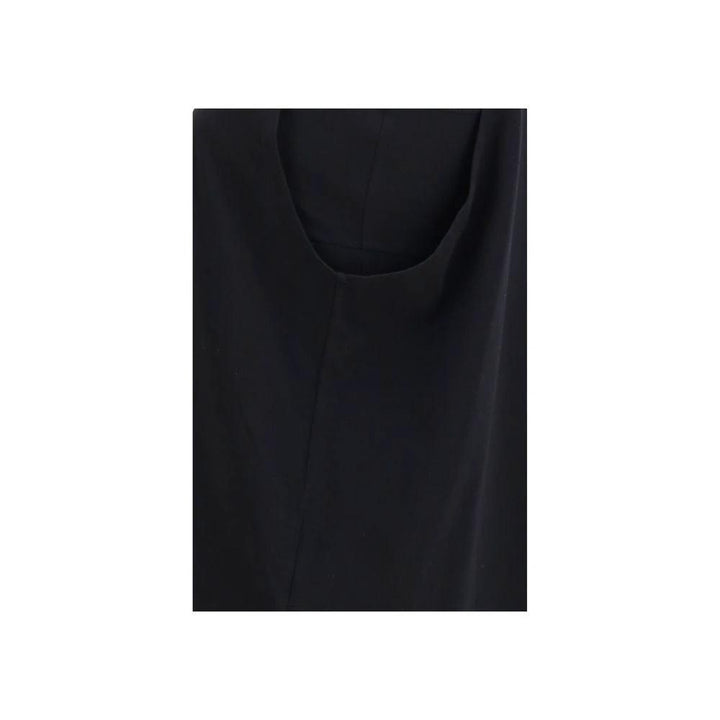 Darkpark Black Cotton Sleeveles T-Shirt
