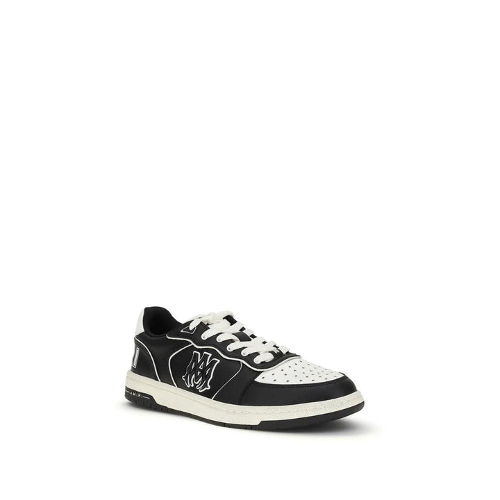 Amiri Black Calf Leather Bos Taurus Low Top Sneakers