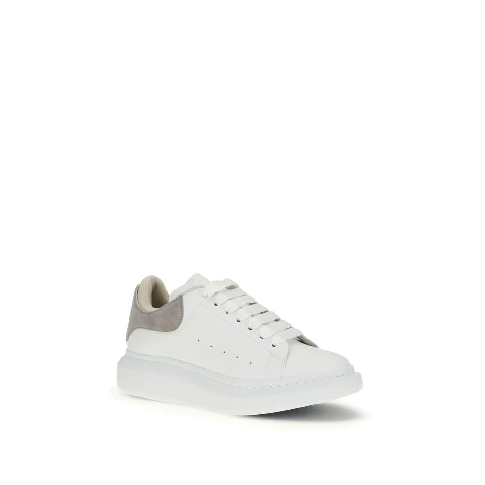 Alexander McQueen White Calf Leather Bos Taurus Chunky Sneakers