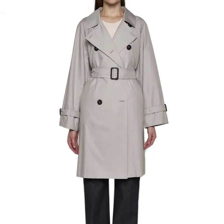 Max Mara Sample Sale | Max Mara Beige Cotton Coat - | Designer outlet
