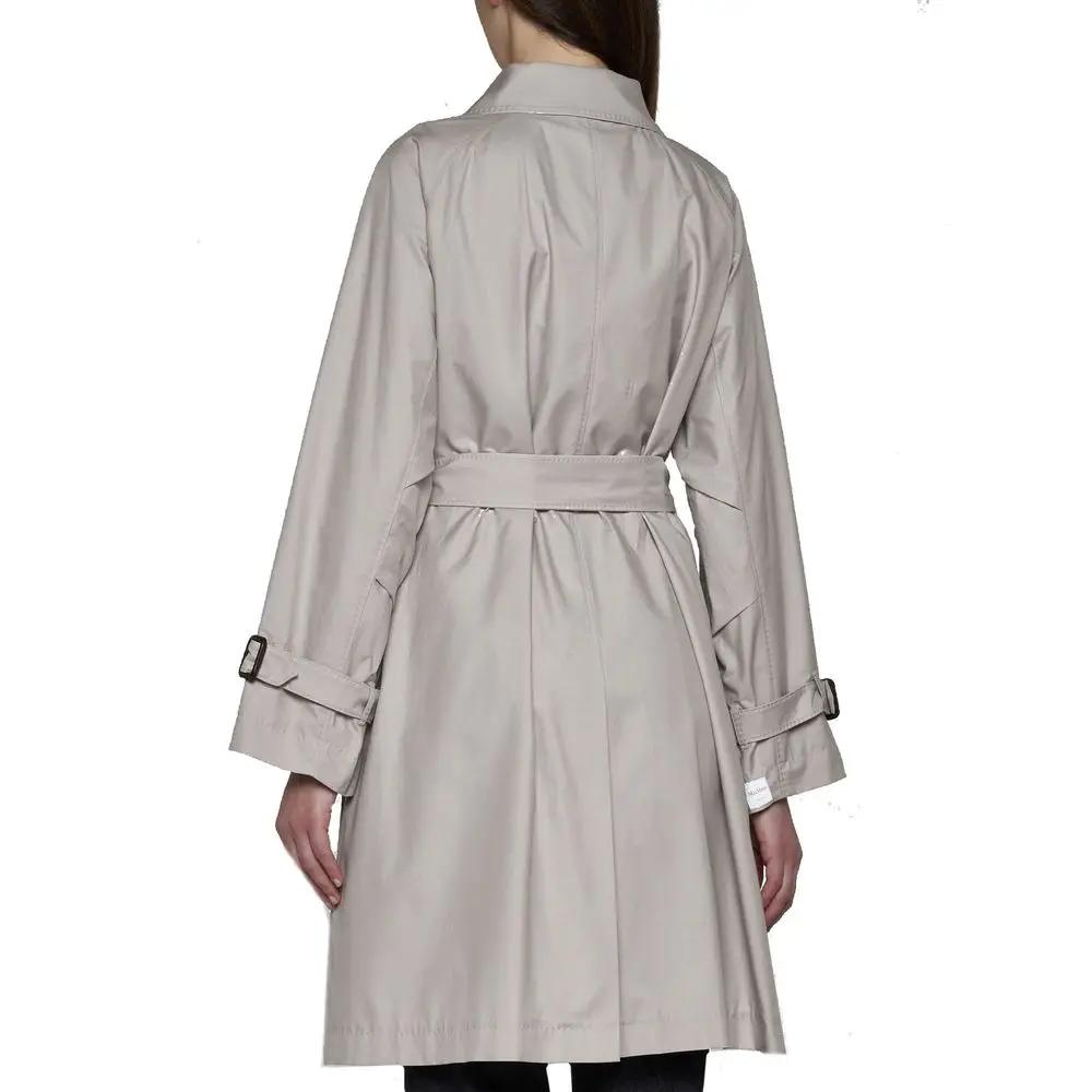 Max Mara Sample Sale | Max Mara Beige Cotton Coat - | Designer outlet