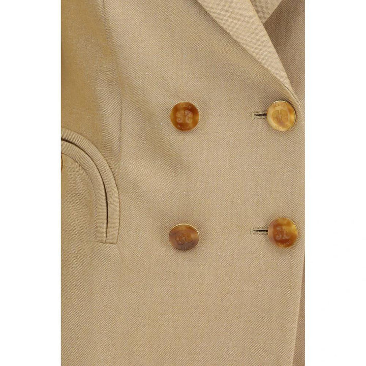 Blazé Milano Beige Linen Blazer