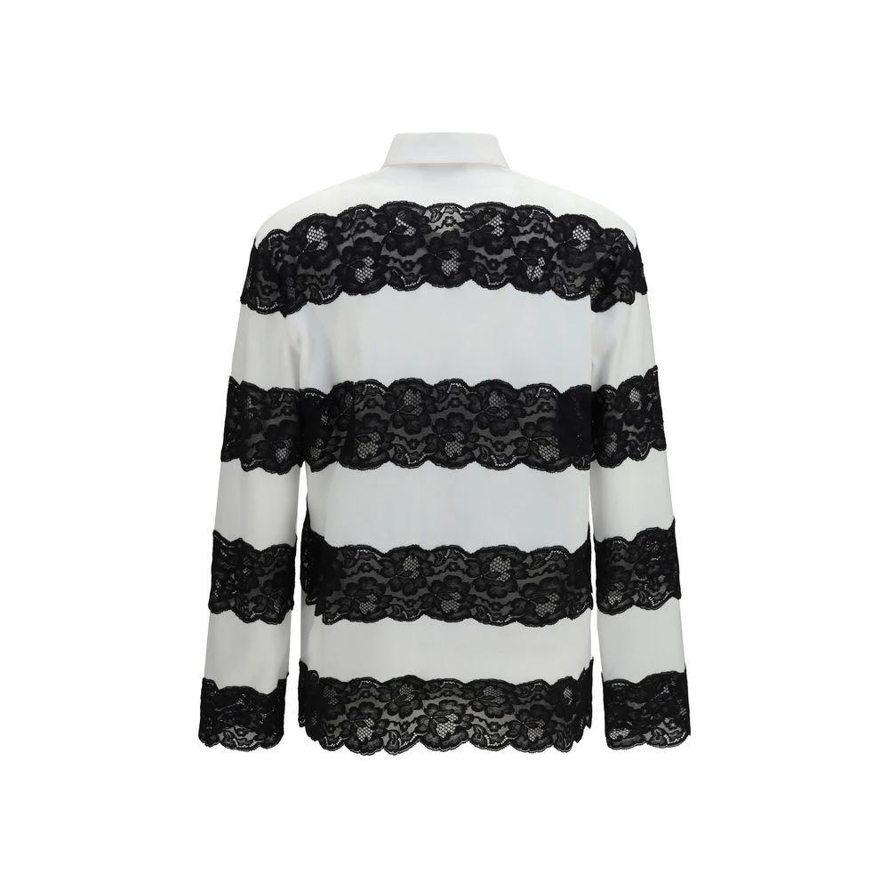 Dolce &amp; Gabbana White Cotton Polo Shirt