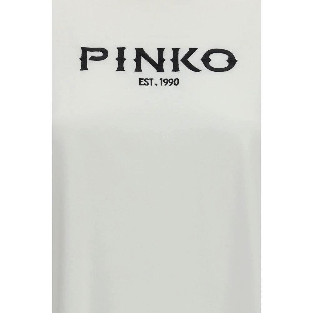 PINKO White Cotton T-Shirt