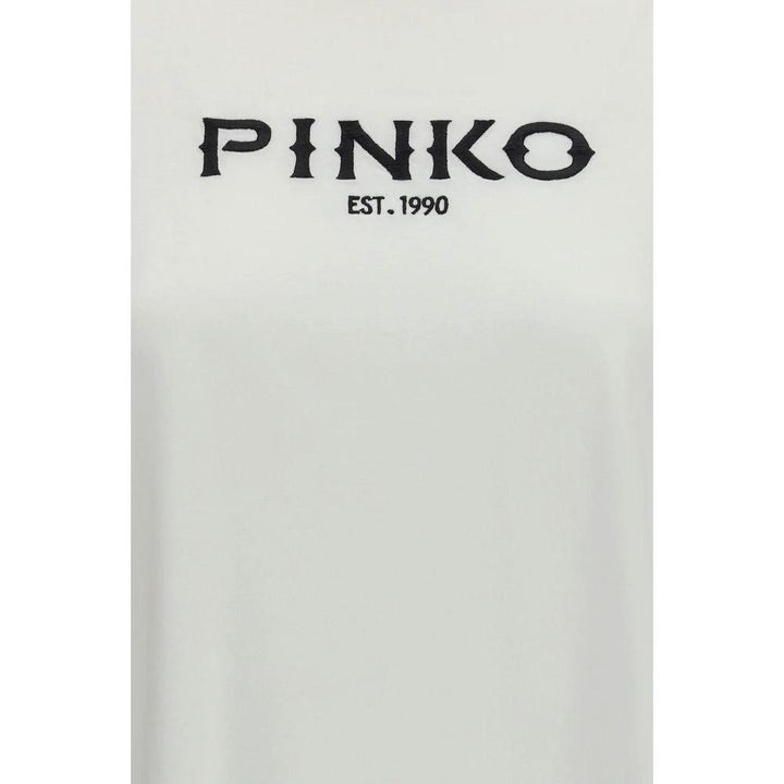 PINKO White Cotton T-Shirt