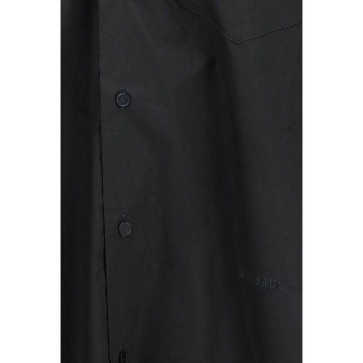 ALAINPAUL Black Cotton Shirt