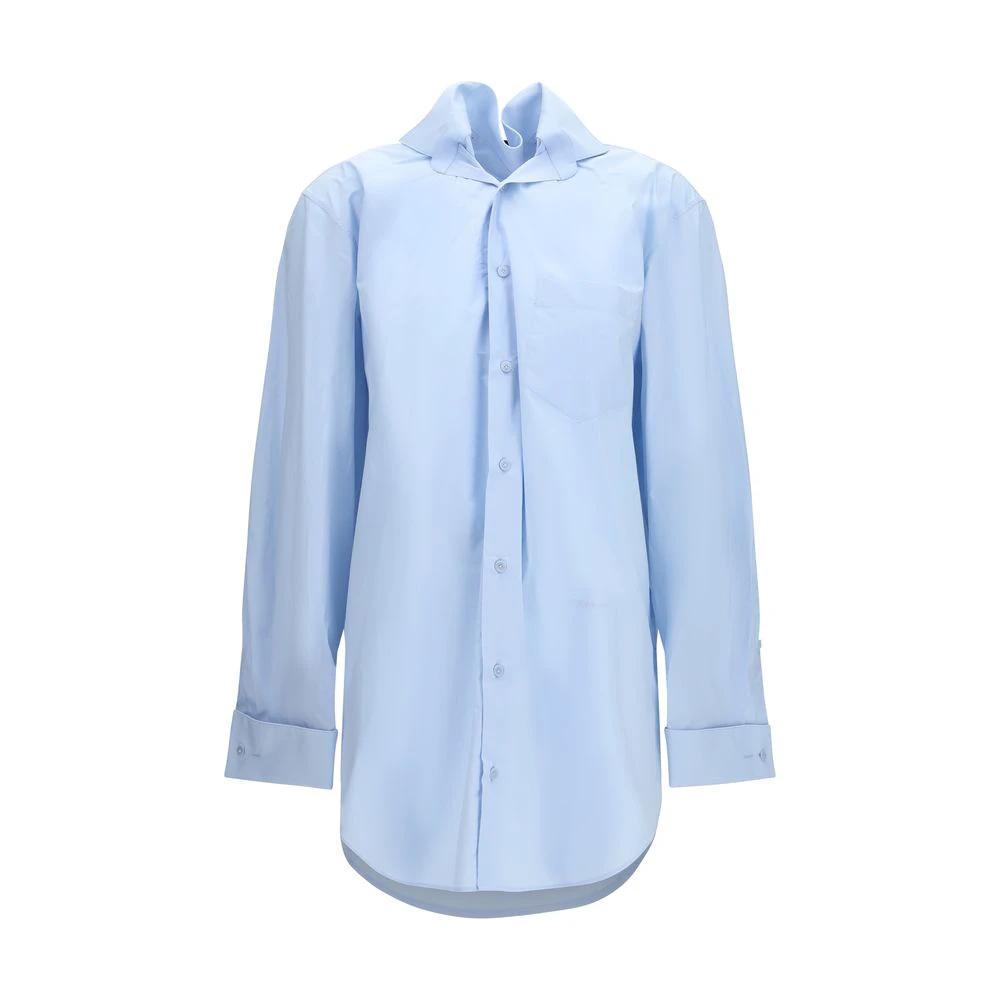 ALAINPAUL Blue Cotton Shirt