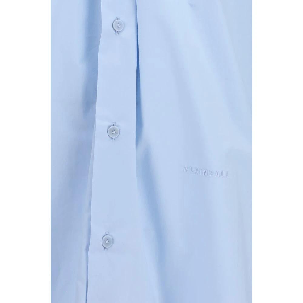 ALAINPAUL Blue Cotton Shirt