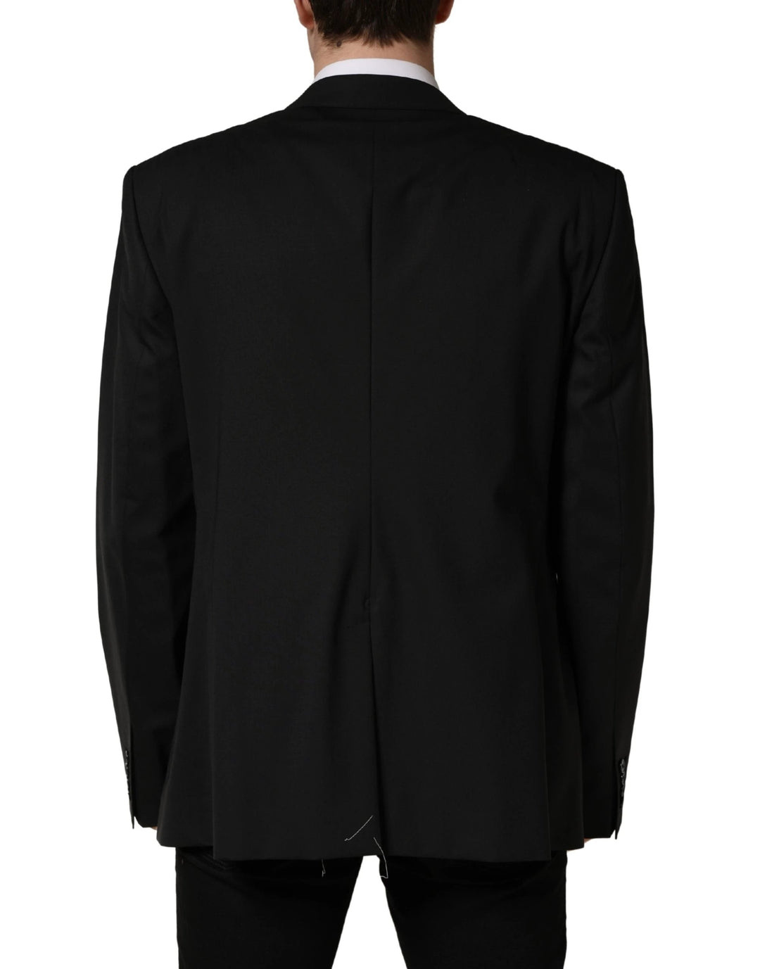 Dolce &amp; Gabbana Black Single Breasted 2 Button Suit Jacket